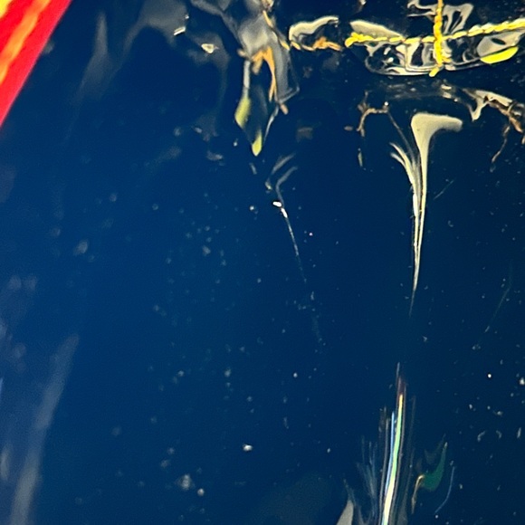 Dooney & Bourke Black Multicolor On the Go Cosmetic Bag Approx. 10 x 4 - Picture 6 of 7